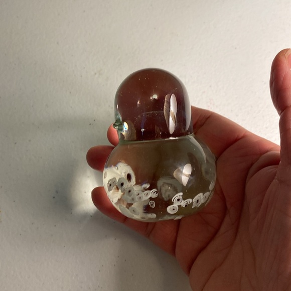 Vintage Lefton Art Glass Bird Figurine Paperweight - Picture 8 of 8